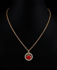 Aurix Glow 18K Gold Plated Demi-Fine Pendant Chain
