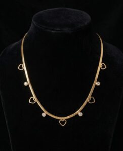 Aurix Glow 18K Gold Plated Demi-Fine Pendant Chain