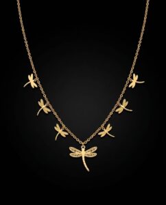 Timeless Butterfly 18K Gold Pendant Chain