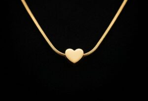 HeartGlow Anti-Tarnish 18K Gold Plated Pendant Chain