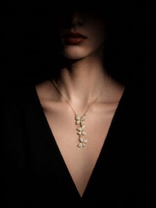 Butterfly Cascade Anti-Tarnish Necklace
