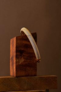 Golden Diamond Pave Bracelet