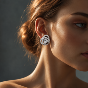Celestial Diamond Hoop Earrings